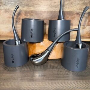 Skybar Chilling Wands‎ 4 Set Gray Stainless Steel Liquor Wine Beverage Coolers